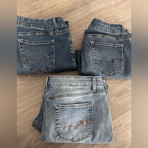 Three pairs of Maurice’s Jeans